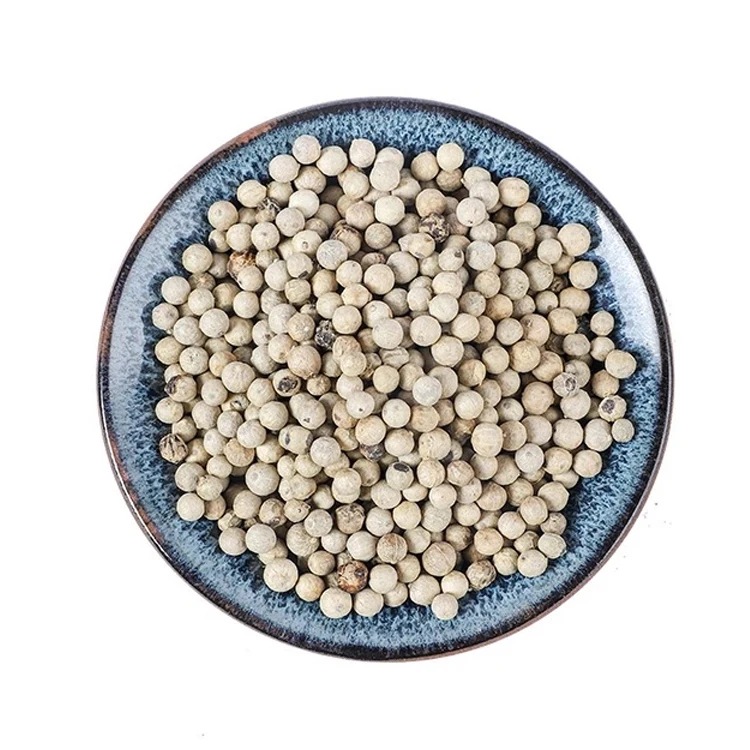 BaiHuJiao Dried White Pepper Spice Raw White Pepper Seasoning in Granule Shape