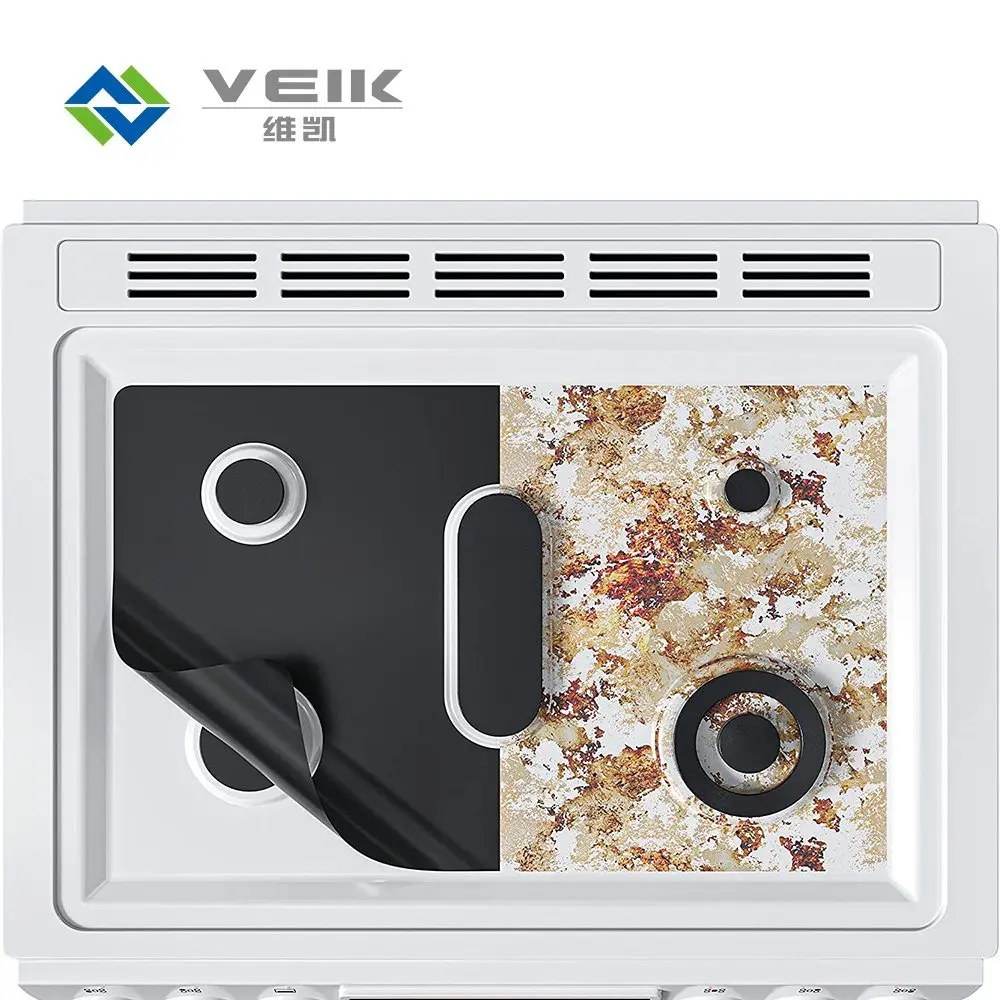 High-Temperature Oil Resistant Stove Top Mats Non-Stick Burner Gas Stove Protector Washable Outdoor Charcoal Accessory Cooking