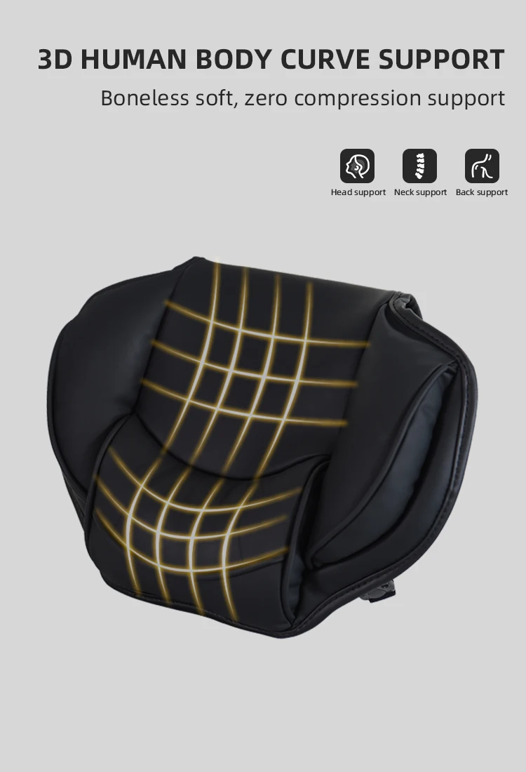 Intex Adjustable Wipeable Memory Foam  Pillow Good Sleep Rest Relief Luxury Car Leather Neck Cushion