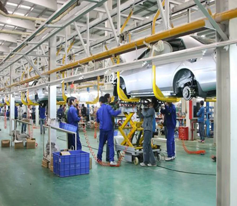 Automatic vehicle car assembly production line conveyor