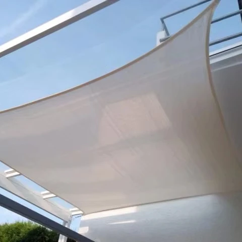 Sun Shade 180gsm white 3*5m HDPE garden car packing balcony Sail Sunshade