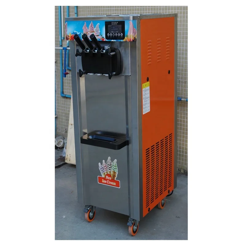 Professional Ice Cream Maker Manufacturer standing yogurt frozen Soft Ice Cream Machine