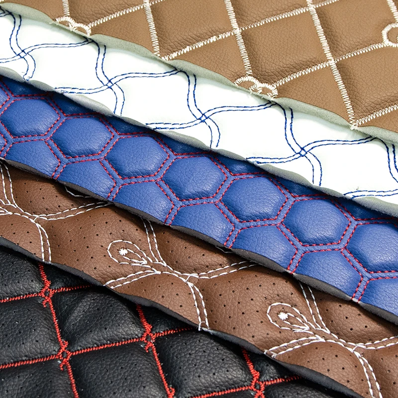 pu Synthetic leather fabric Upholstery Leather Fabric Pattern customization For Sofa Car Seat Home Decor for bag