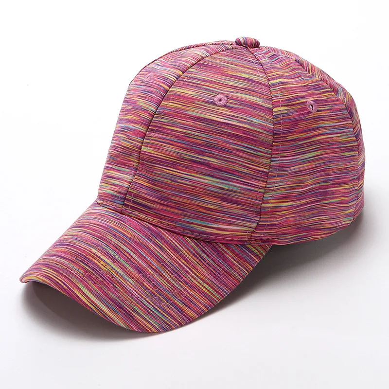 
colorful rainbow fun party ball caps design adult men womens baseball cap 