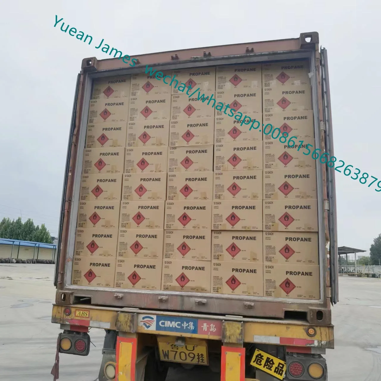 New 1L CAN r600 n butane 115-07-1 propylene R1270 propane 1978 replace map pro gas UN 1077 For brazing welding gases