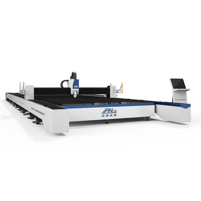 30000W Gantry Ground Rail High Power Fiber Laser Cutting Machine With Swing Head For Steel Structure Manufacturing Industries