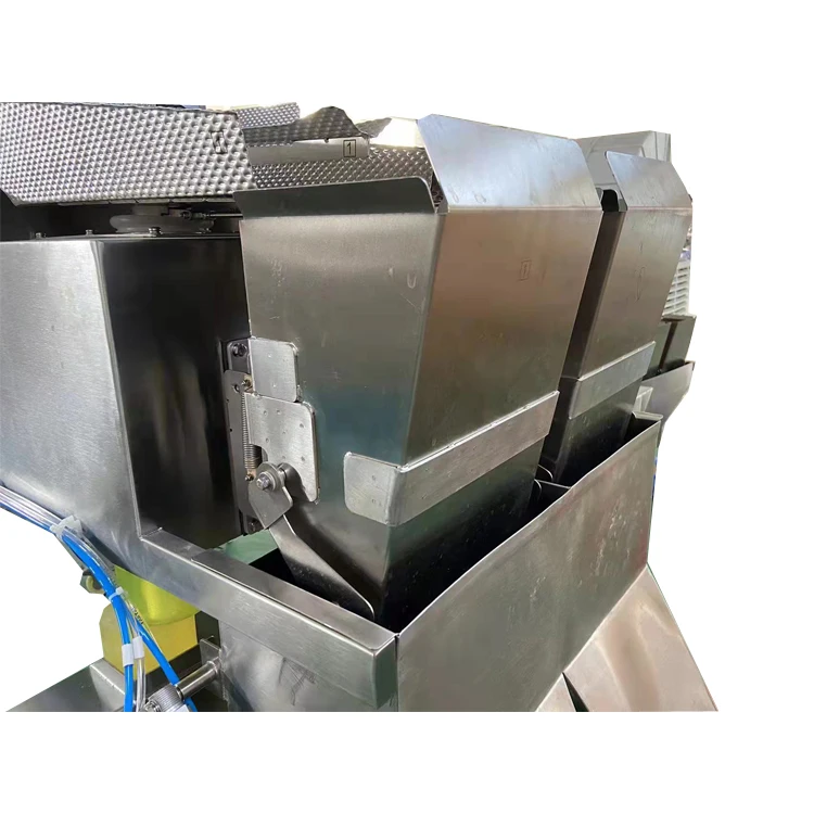 new released  triplex vibrating plates prawn weigher shrimp linear scale 3-4kg large weight weigher