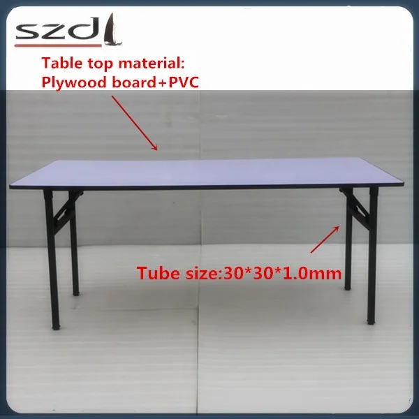 Folding Rectangular Banquet Table Metal Folding Event Tables SDB-48-3