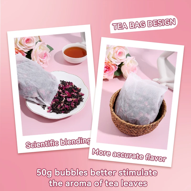 Wholesale bulk rose Puer milk tea shop special flower tea Bawang with 500g per bag