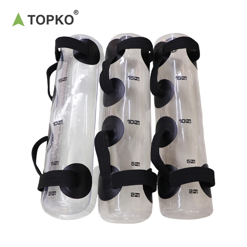 TOPKO popular Portable Adjustable Power Training PVC Water Aqua Bag Water Lifting Weight Water Power Bag