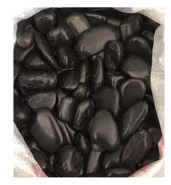 fine quality high polished pebble black color