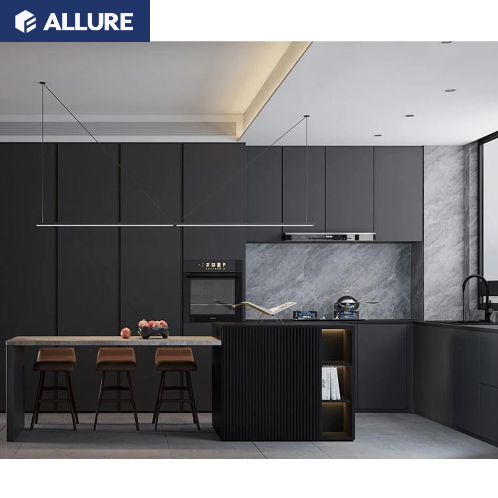 Allure Lacquer Or Finish Modern Design Acrylic Smart Custom Kitchen Cabinets Price China Small Kitchen Cabinet