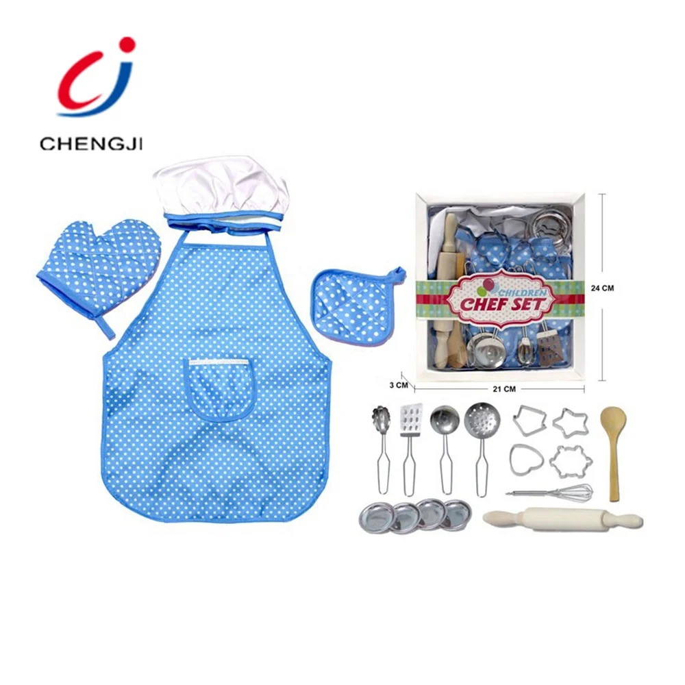 Детская игра шеф-повара для приготовления пищи, ролевые игры, приготовления пищи, выпечки, рабочий фартук, игрушки для детей, набор кухонных игрушек для девочек