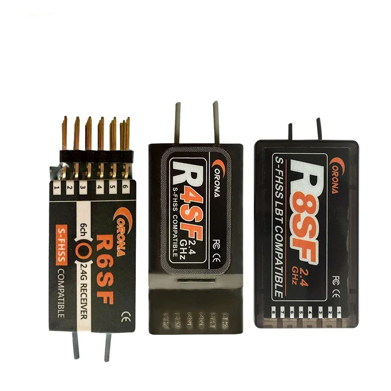 Corona 2,4G R4SF R6SF R8SF S-FHSS/FHSS приемник спутникового приемника futab в S-FHSS T6 T14SG T18MZ T18SZ