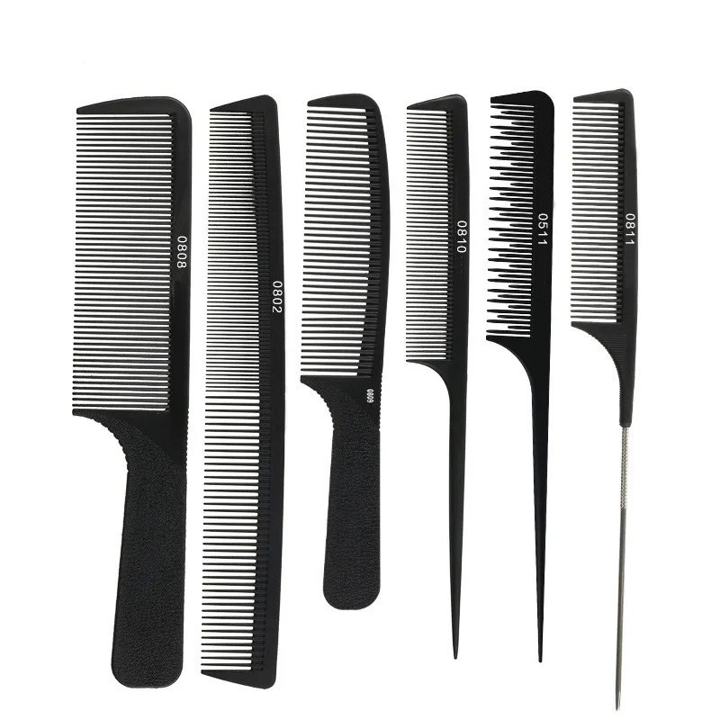 Salon Barber Black Carbon Cutting Comb Carbon Hair Comb