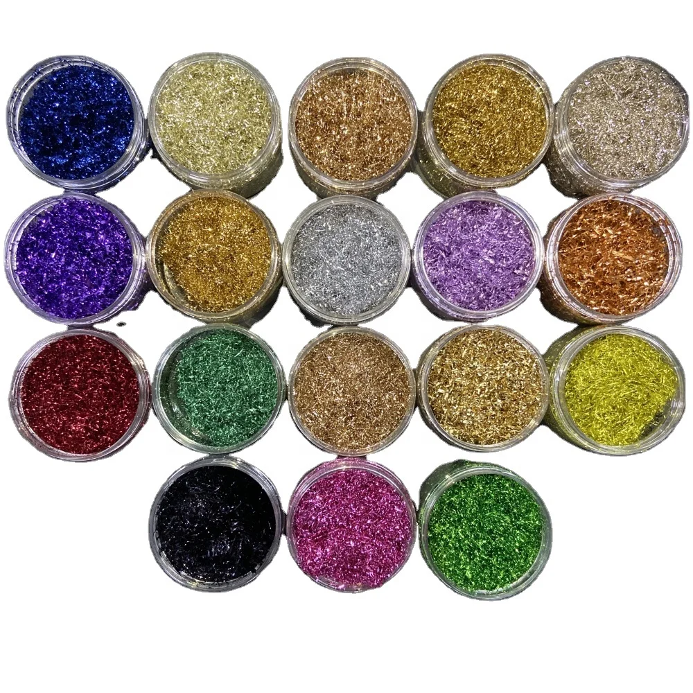 Красочная имитация золотой фольги из Тайваня проволока для самостоятельного дизайна ногтей аксессуары