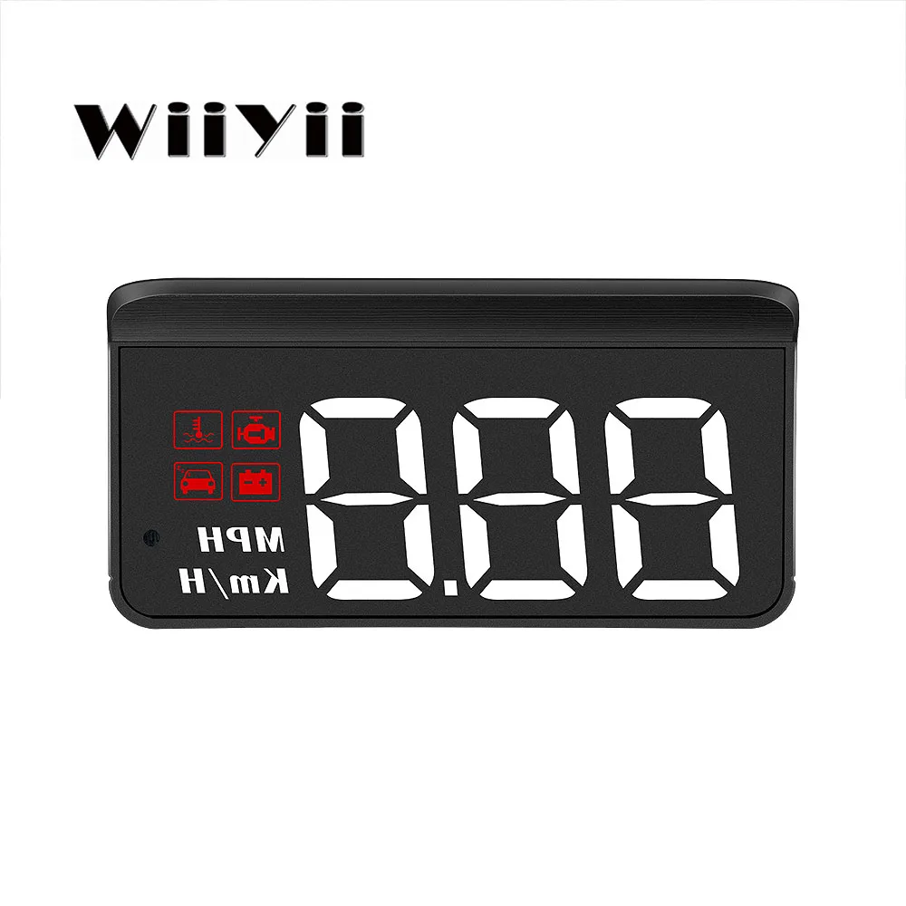 Neutral package vehicle head-up display speedometer tachometer HUD OBD2 mileage display M3