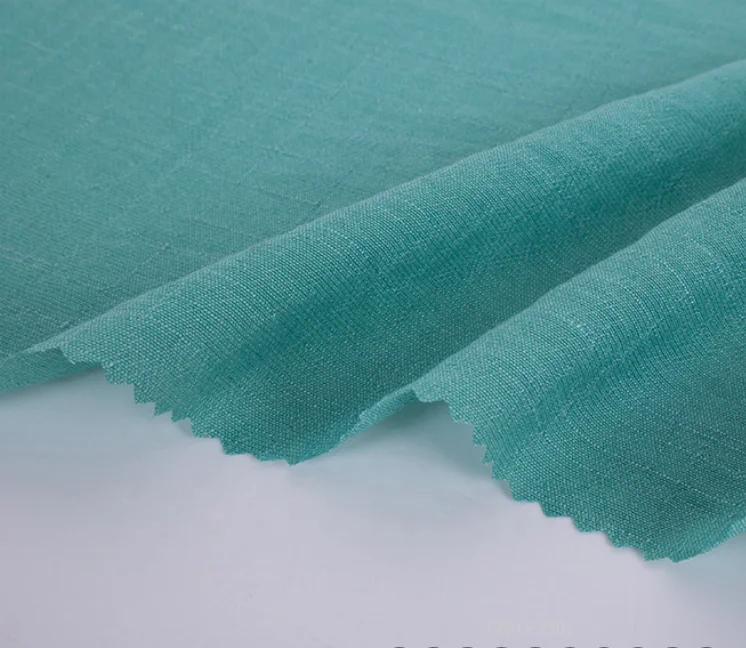 Best manufacturer polyester rayon tencel blend woven  dyed fabric TR crepe slub silk solid fabric