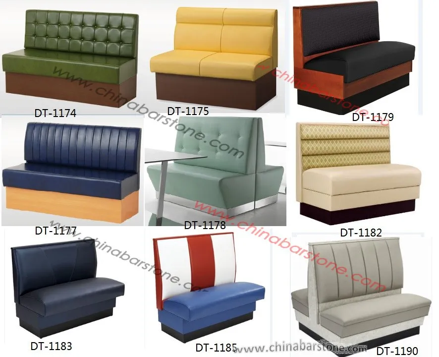 Commercial Restaurant Furniture Fast Food KFC Booth Seats
