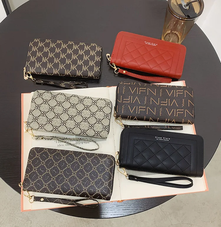 Прямая продажа с фабрики, Роскошный дизайнерский брендовый кошелек, женская модная кожаная сумка
