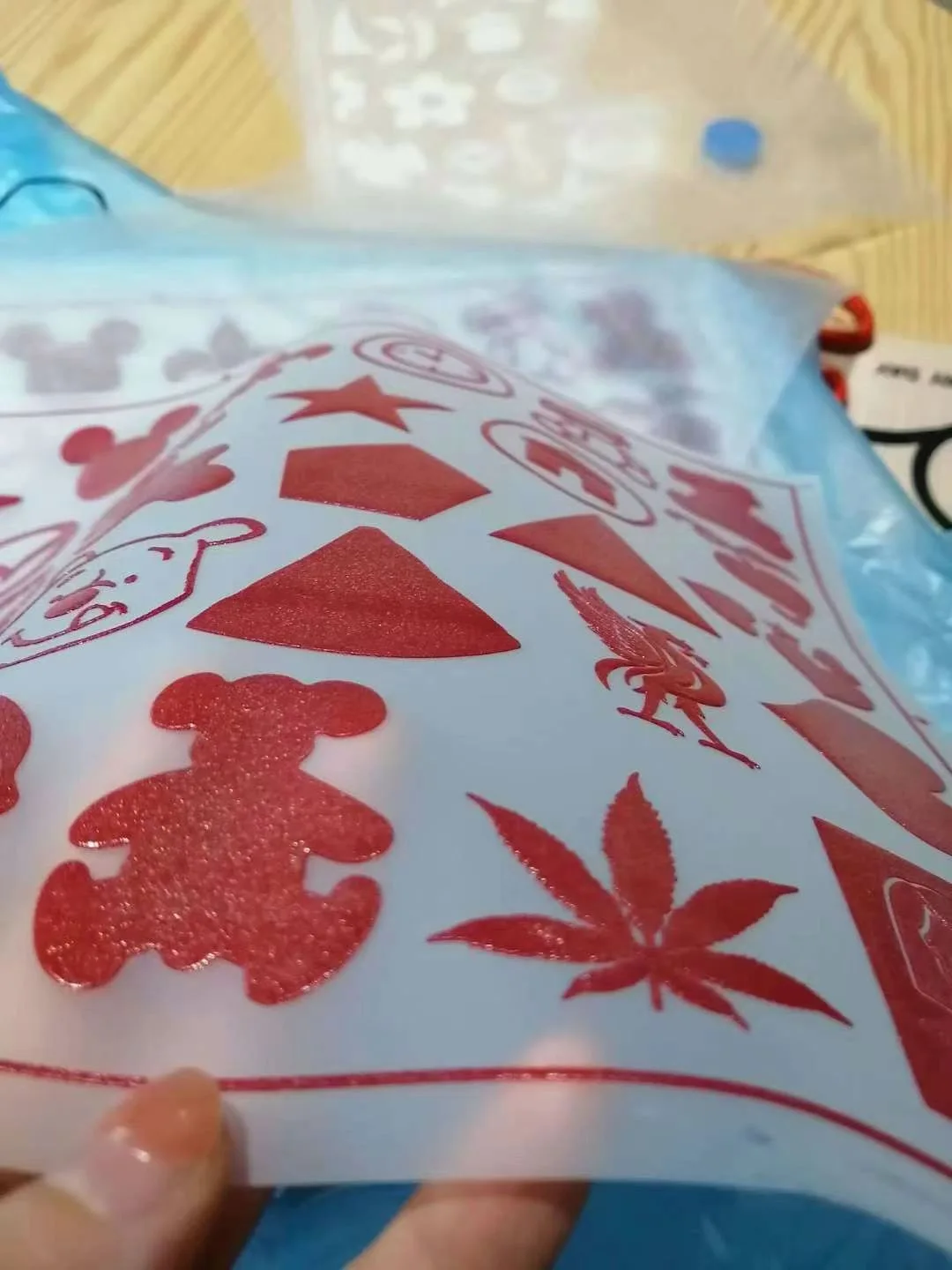 High density customized 3D silicone screen printing logo clothing heat transfer labels for T-shirts