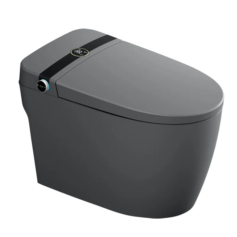 High end grey color floor mounted automatic flush electric toilet bathroom ceramic intelligent smart toilets