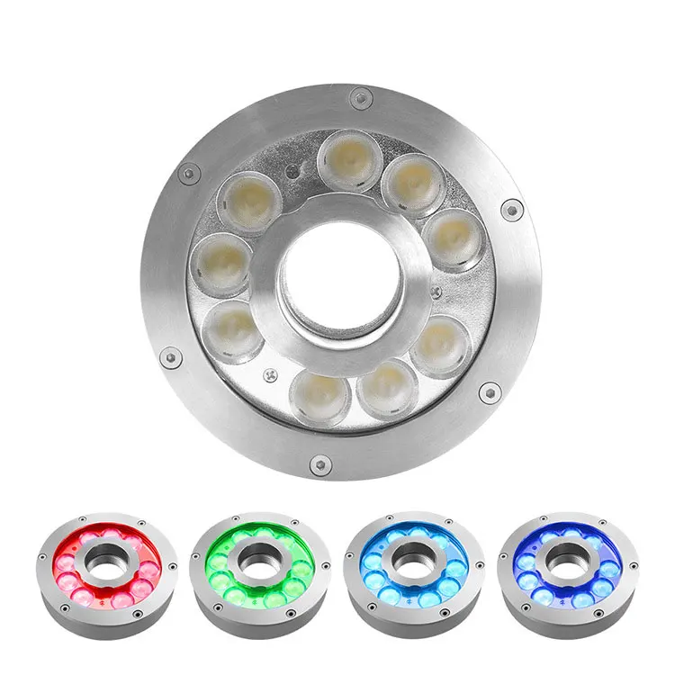 316SS светодиодный фонтанный светильник DC24V подводный IP68 внешнее управление RGB бассейн свет