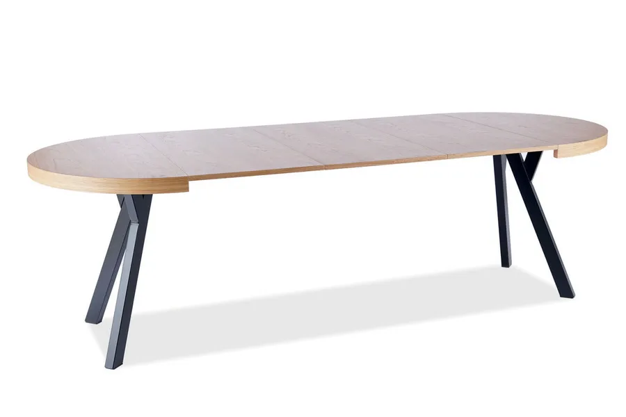 italian design multifunction hotel black metal grey iron high long wood new extending round home dining table