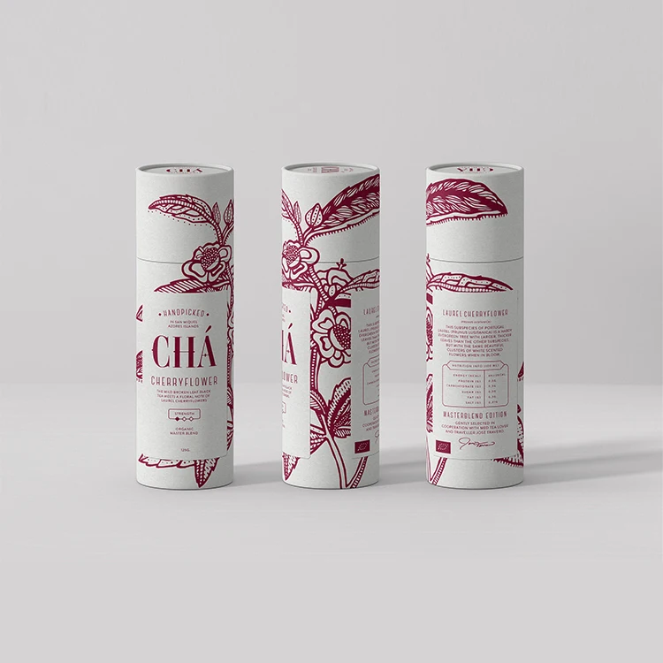 Переработанная картонная трубка Jemstone высшего класса, Упаковочная масляная Круглая Бумажная трубка с индивидуальным цветовым размером