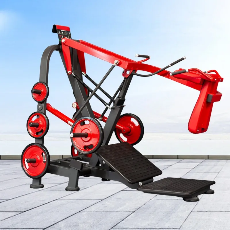 Strong Squat Training Machine Gym Fitness Equipment Weight Plate Loaded Strength Training Pendulum Squat Trainer