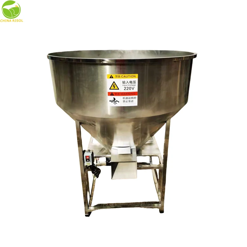 Multifunctional Stainless Steel animal feed mixer or crusher chicken machine automatic poultry feed grinder and mixer