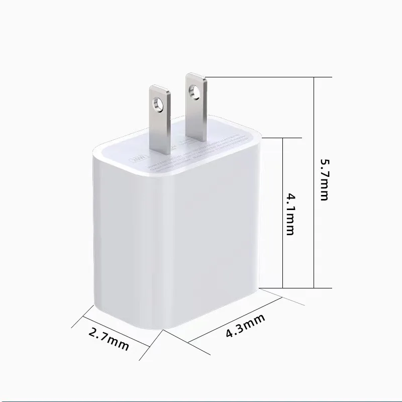 Hot Sale US Plug PD 18W PD 20W Fast Charging Power Supplier Wall Charger USB C 20W Power Adapter For Iphone 13 Charger