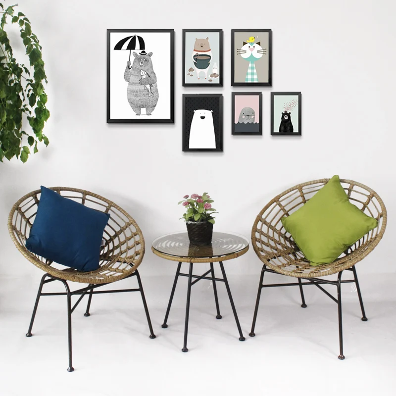 Rattan Chair Wicker Hot Selling Garden Furniture Modern Outdoor Sofa