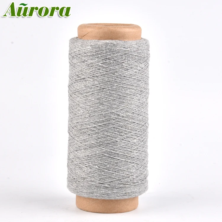 Ne16/1 Regenerated Crochet Yarn for Socks Knitting Cotton and Polyester Blended OE Yarn in Cones