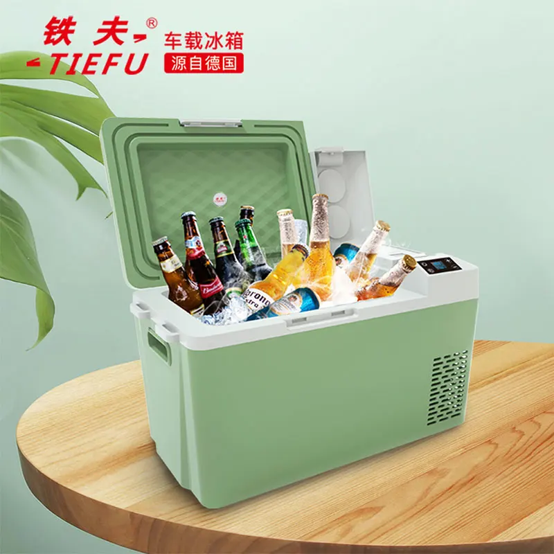 20/23/25/30L portable fridge freezer for camping 12 volt dc compressor freezer refrigerator big capacity car cooler