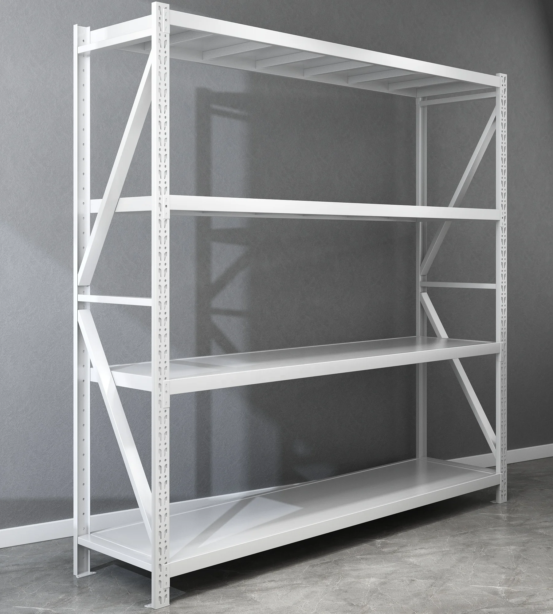 Factory Customized Wholesale Storage Rack Warehouse Shelves Grocery Shelves Stone Display Stand Metallic 1 Set Light Duty 150L