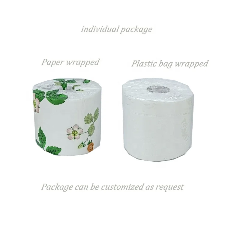 Manufacture Best Selling Cheap Toilet Tissue Paper Low Price Recycled Biodegradable Bamboo Toilet Paper Roll