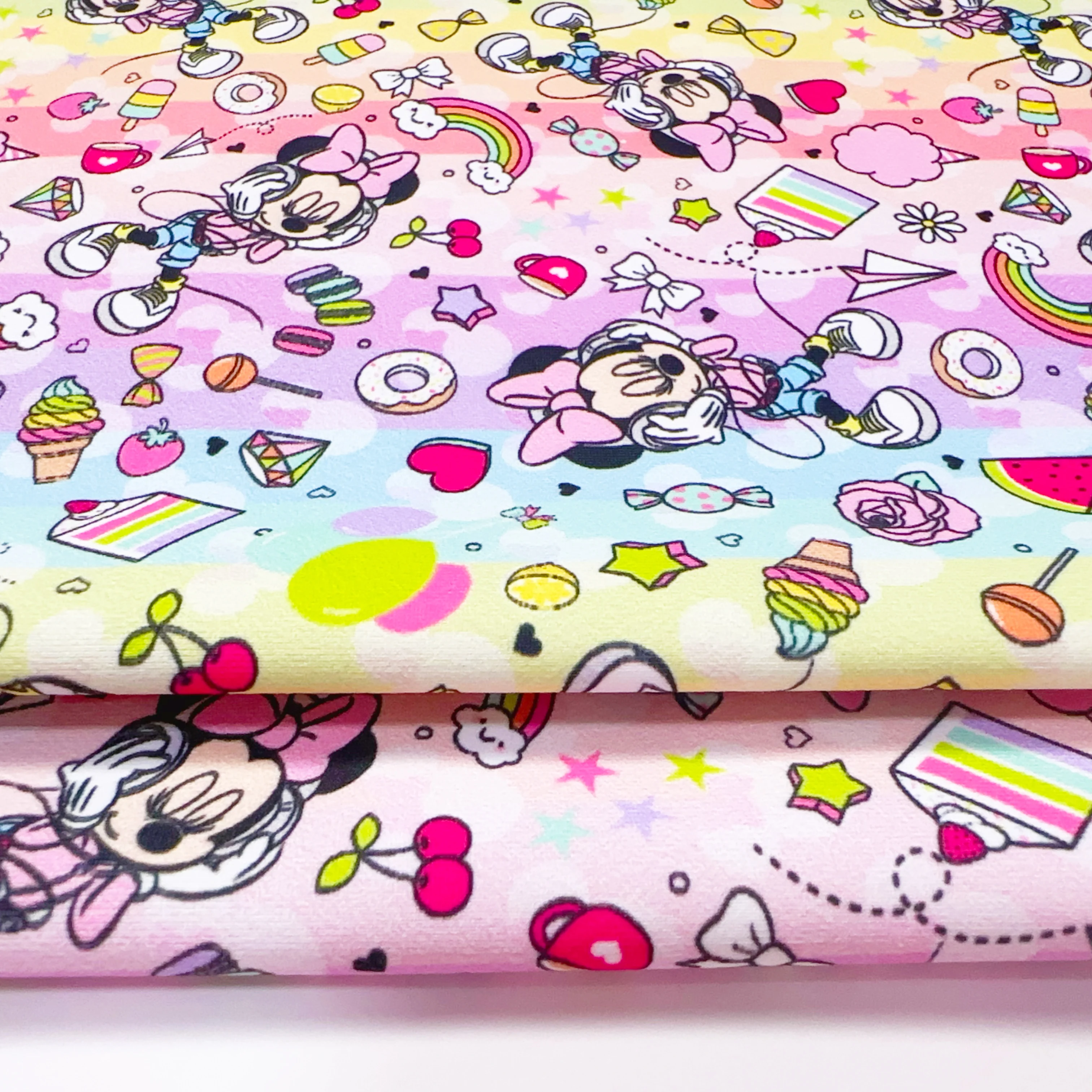 Custom digital printing 4 way stretch digital printed Dbp fabric Custom Designs Double Brushed Poly Printed Fabric for Clothes