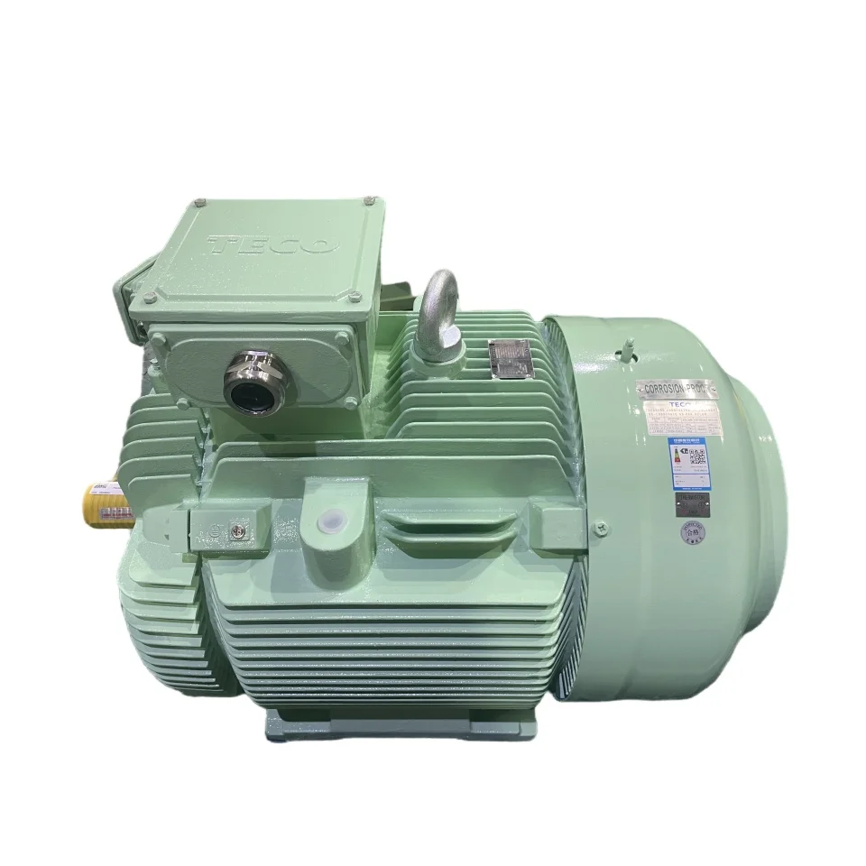 Оригинальный 100% TECO WEG SIEMENS-BEIDE ABB 3 трехфазный двигатель 400 В переменного тока алюминиевый корпус 7 5 кВт 10 л.с.