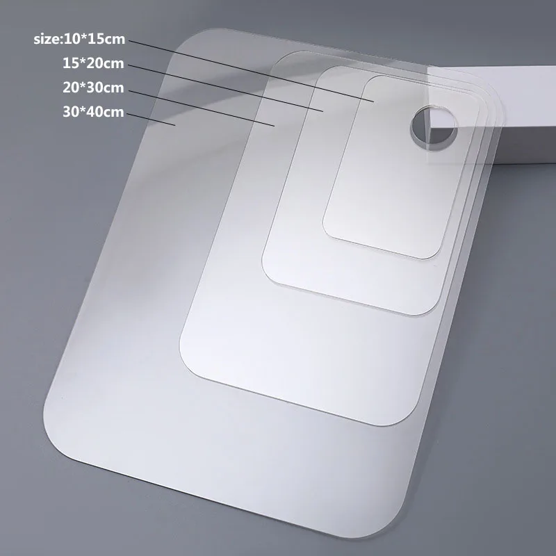 Customize Various Shapes Nail Art Painting Body Oil Painting Clear Acrylic Paint Palette