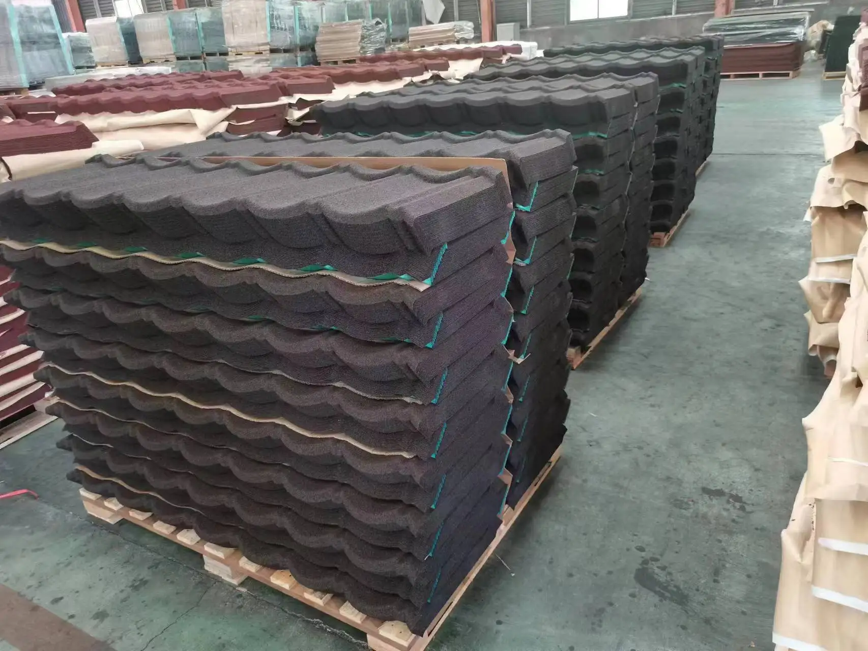 Aluminum Roofing Sheets Color Stone Chips Covered Metal Roof Tiles Customized Flexible Tiles
