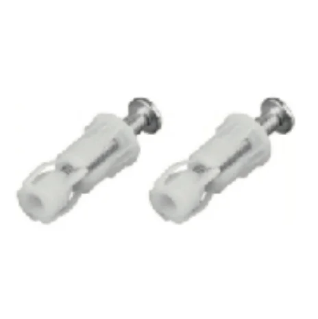 Top Fix Toilet Cover Seat Screws Well Nut Pan Fixing WC Blind Hole Fitting Kit for Universal Toilet Seat Hinges