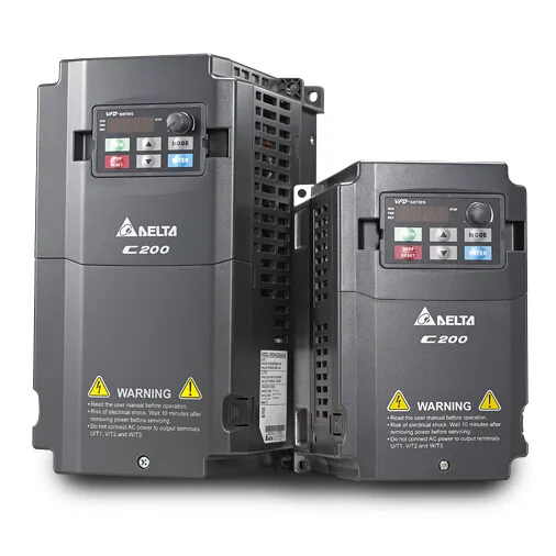 
STOCK Delta VFD015CB21A-21M VFD-C200 Series Standard Vector Control Inverter For Textile Machinery 