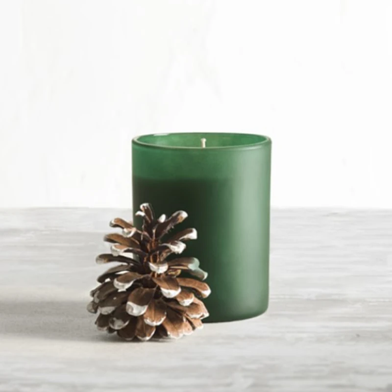Luxurious coast style matte pure green scented soy candles/scented sets