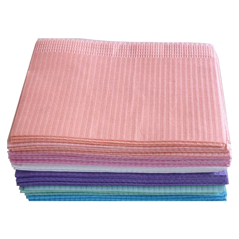 Disposable Patient Towels Clinic Disposable Paper Scarf Surgery Dental bibs Disposable Towel