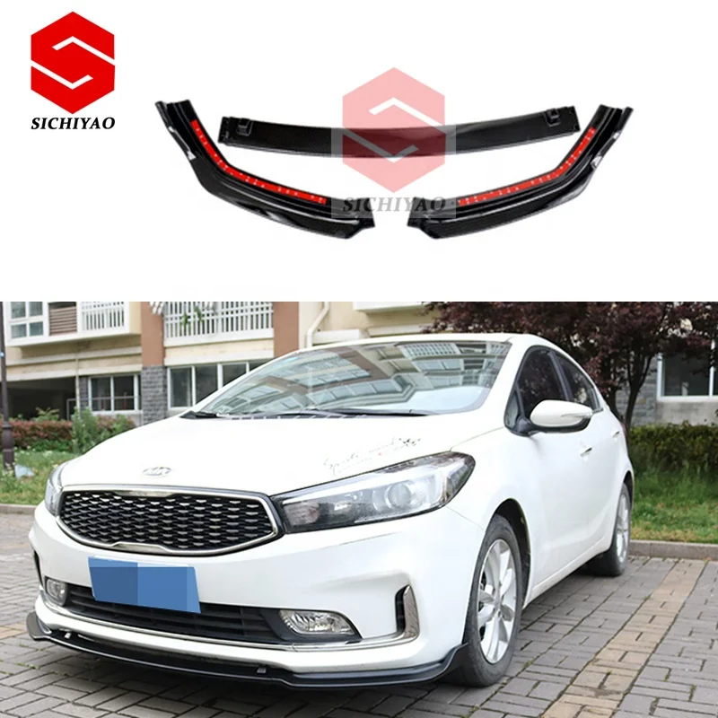 For KIA K3 Front shovel Body kit 2016-2018 Cerato front lip Rear lip rear spoiler front Bumper Diffuser Protector