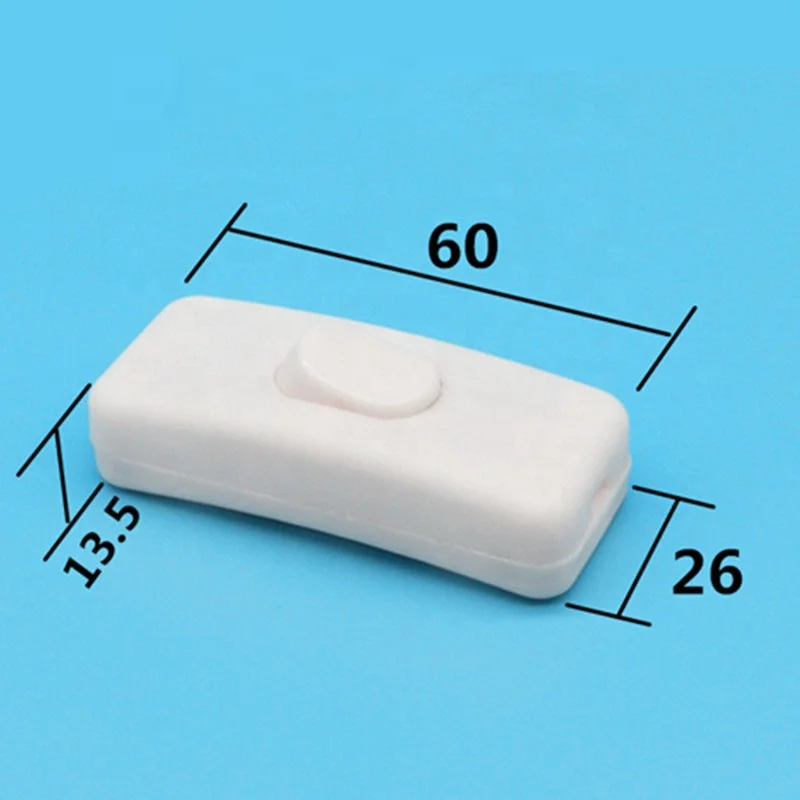 Table Lamp Parts Push Button Inline on Off Switch Floor Lamp Foot Switch Lighting Fixtures