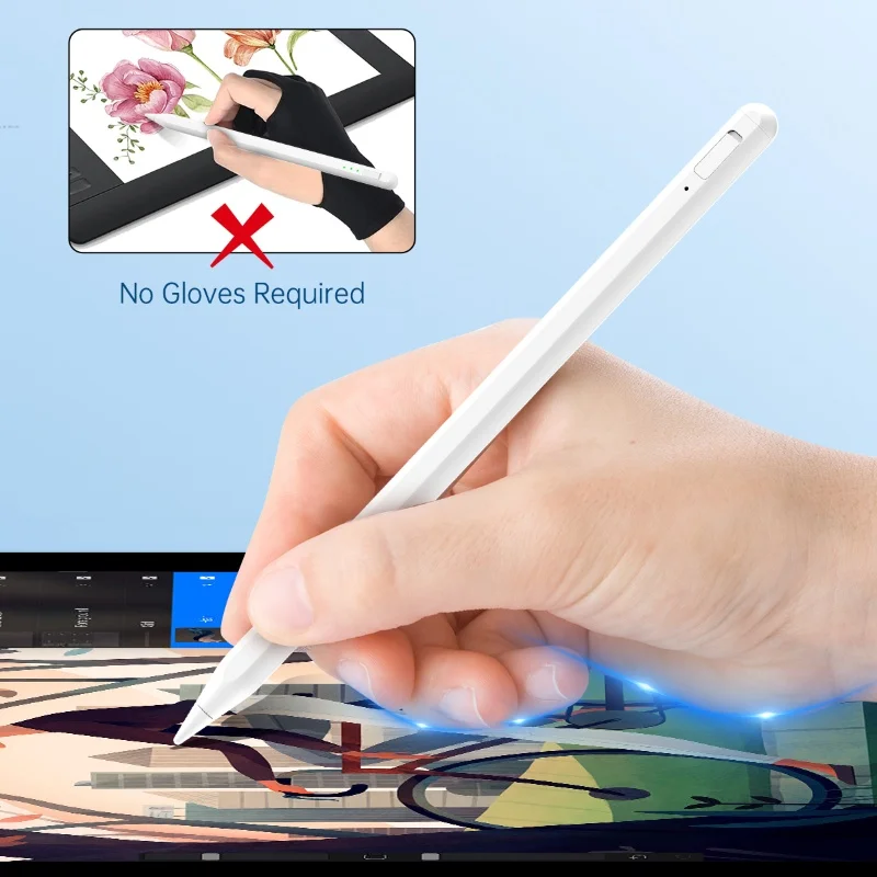 Uogic Amazing Sensitivity Tablet Metal Stylus Pen Magnetic Active Touch Screen Capacitive Usb Stylus Pen For Apple