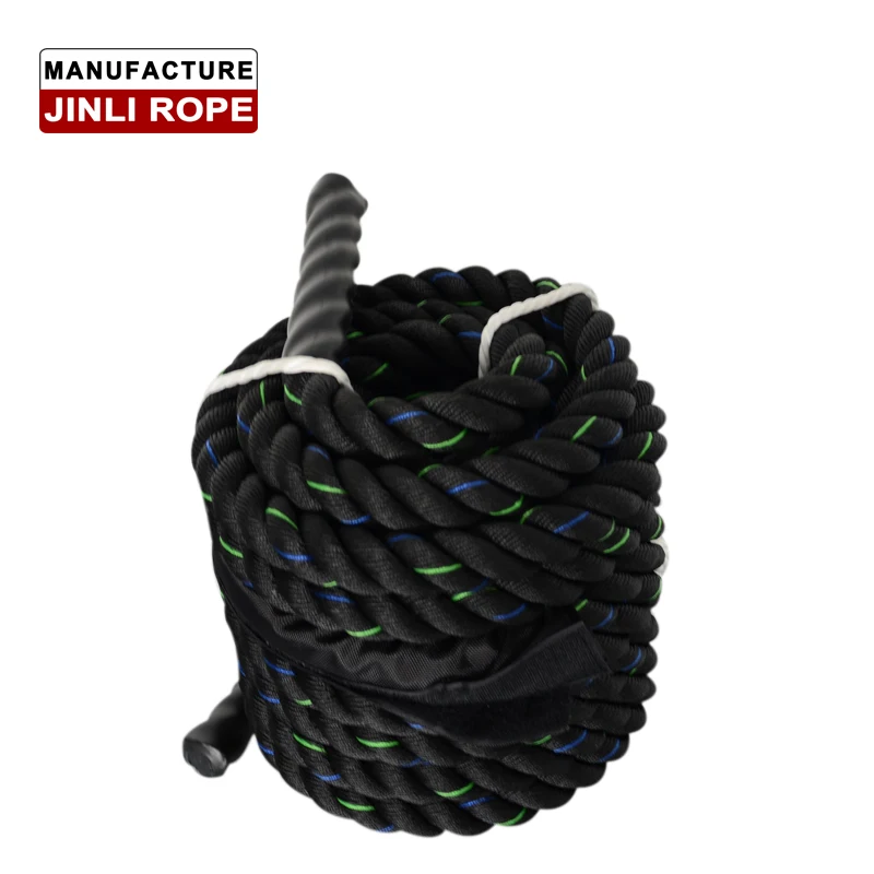 (JINLI ROPE) 38mm 9m Heavy Polyester Polypropylene Battle