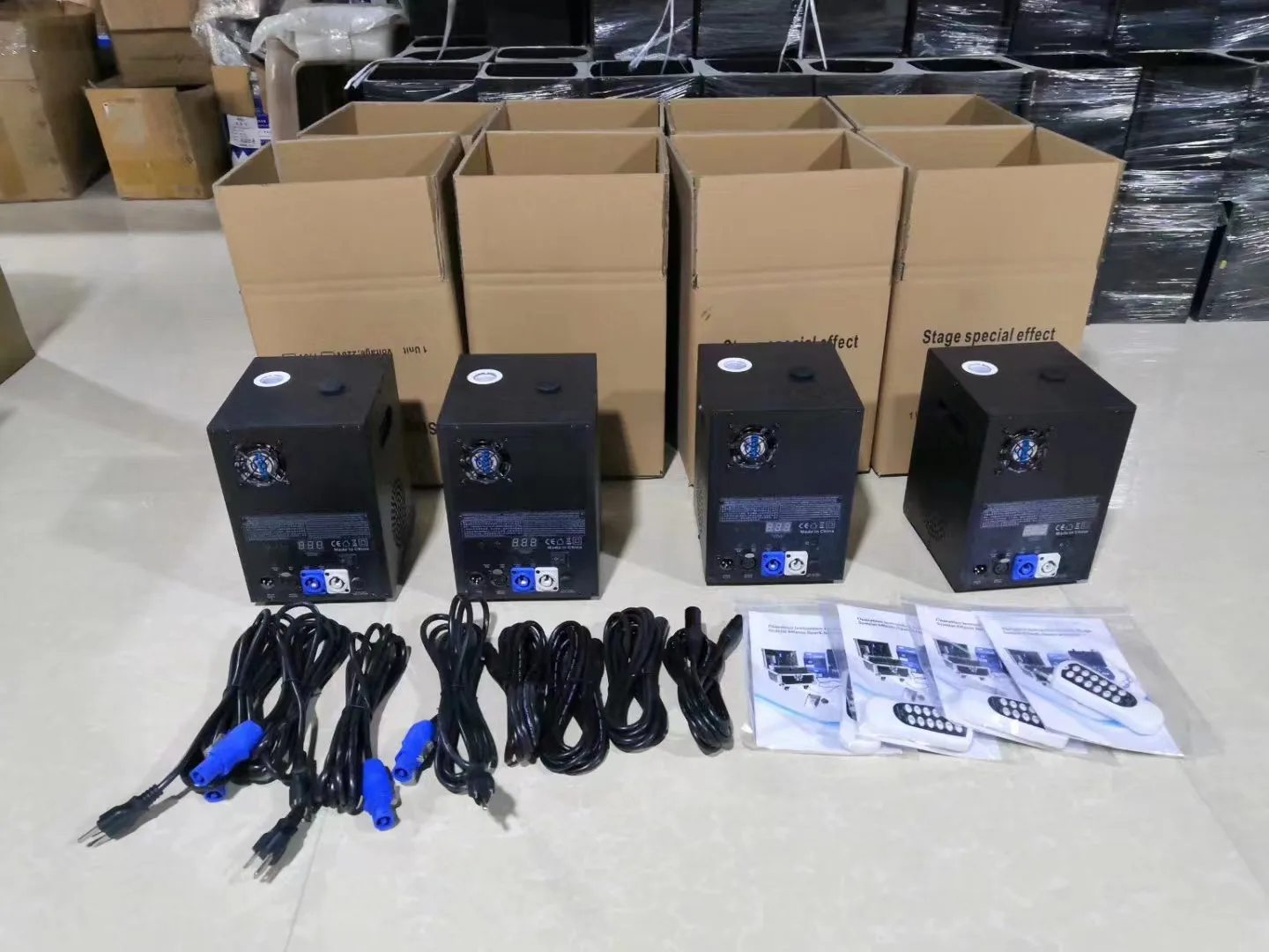 600w Cold Spark Machine With Case Cold Fireworks Sparkler Machine Sparkular Machine Stage pyro For Wedding Party Dj